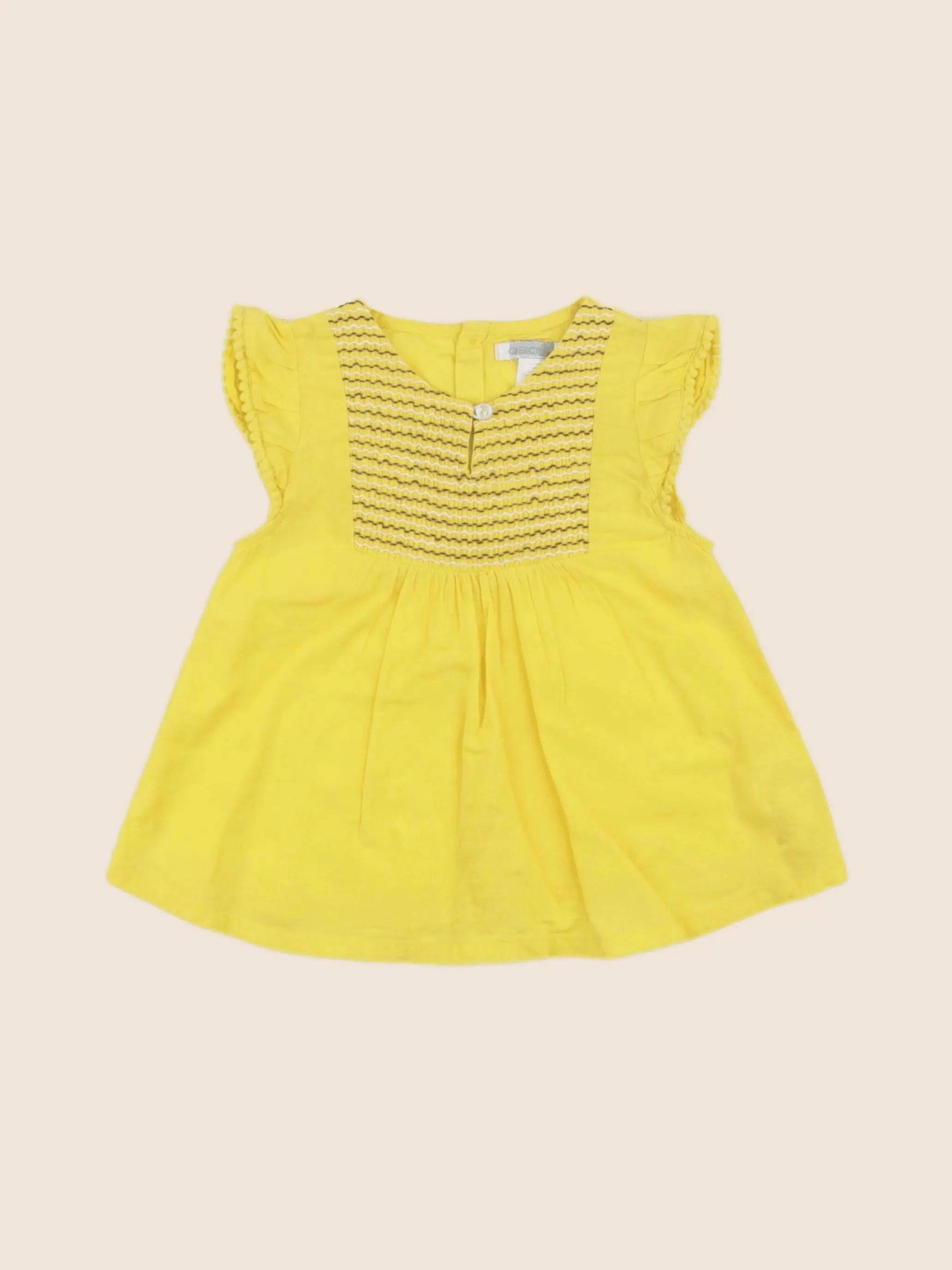 Obaïbi - robe jaune - 24 mois