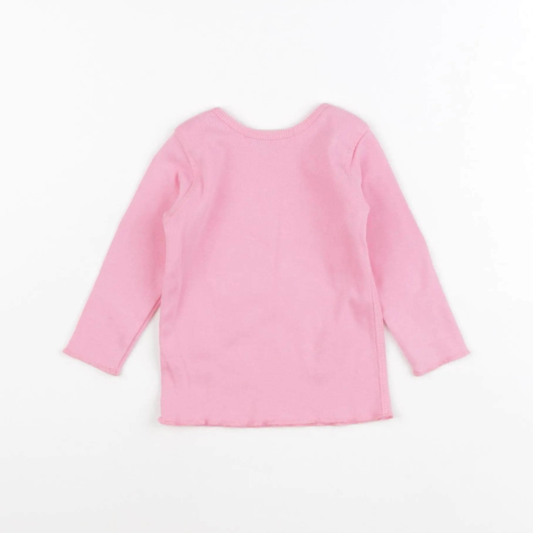 Bonpoint - tee-shirt rose - 12 mois