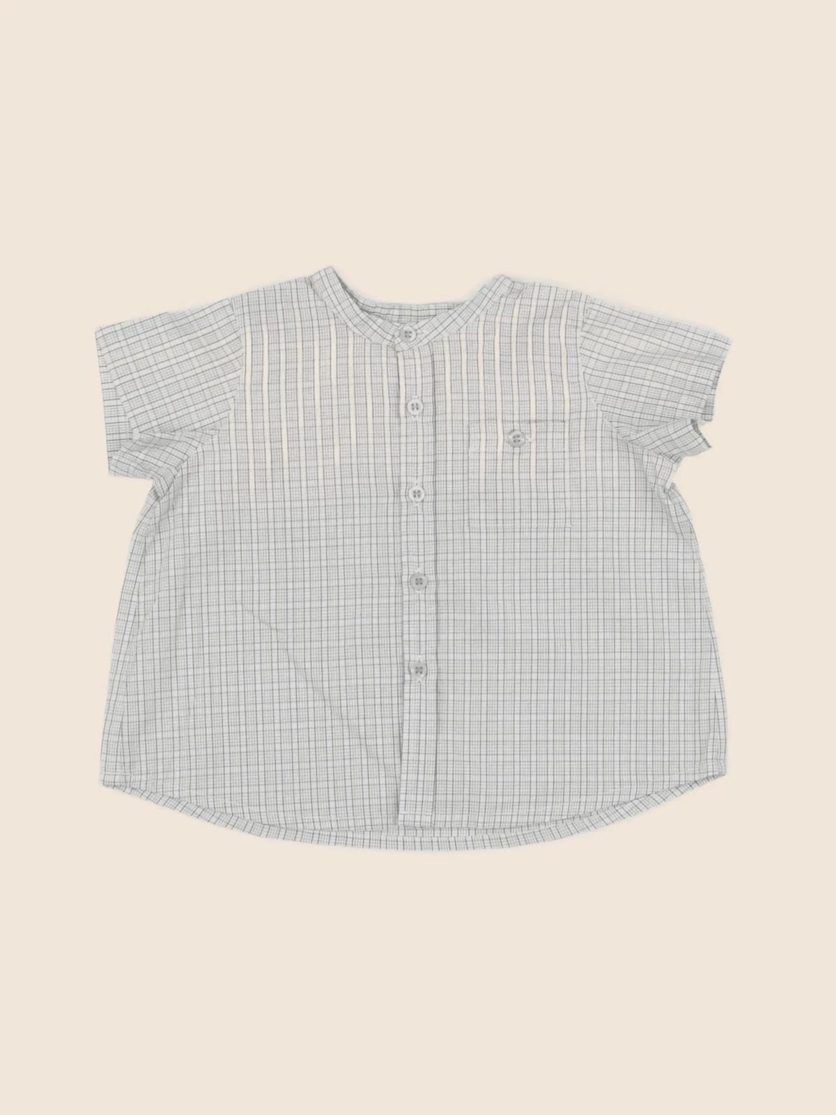 Bonpoint - chemise gris - 12 mois