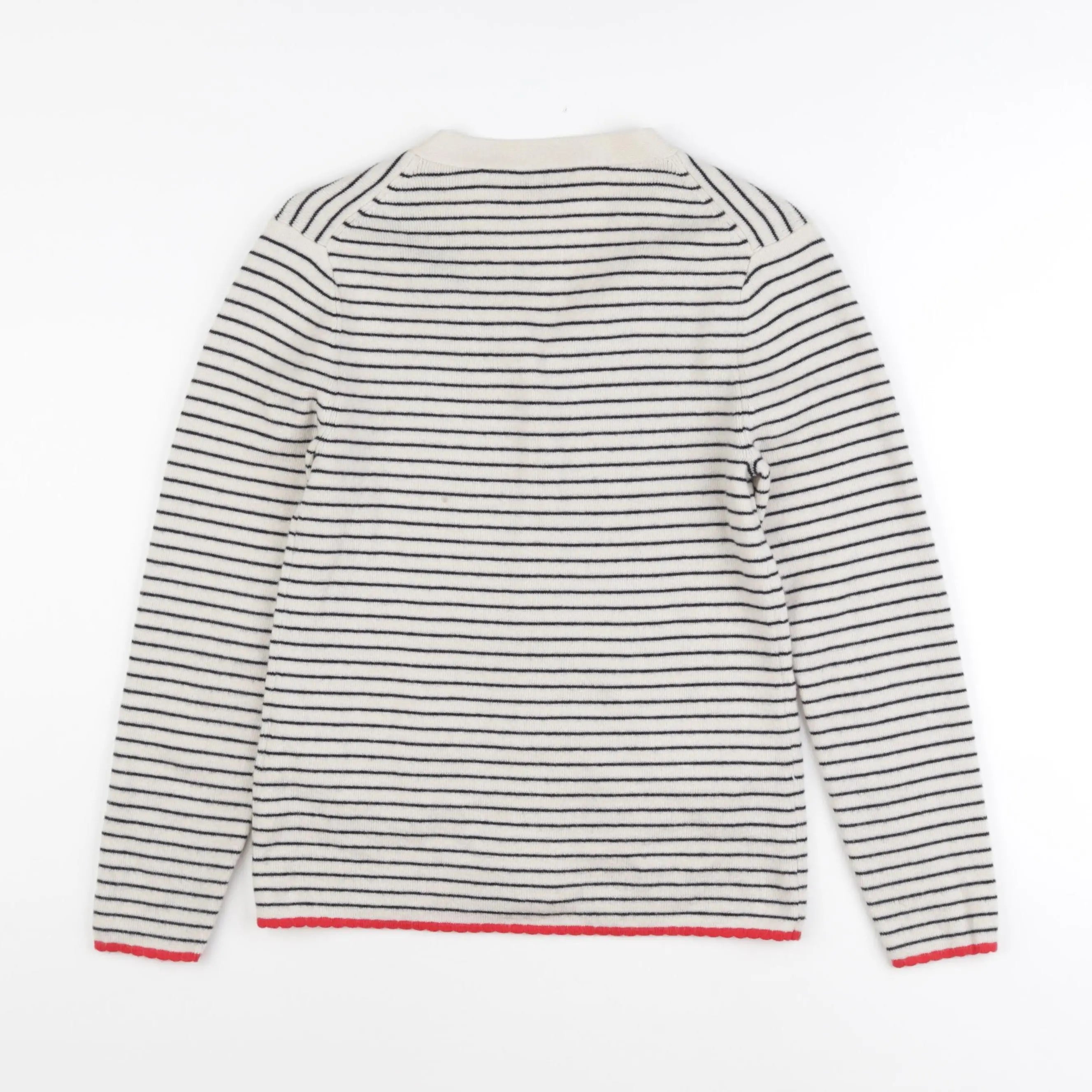 Bonpoint - gilet beige, bleu - 12 ans