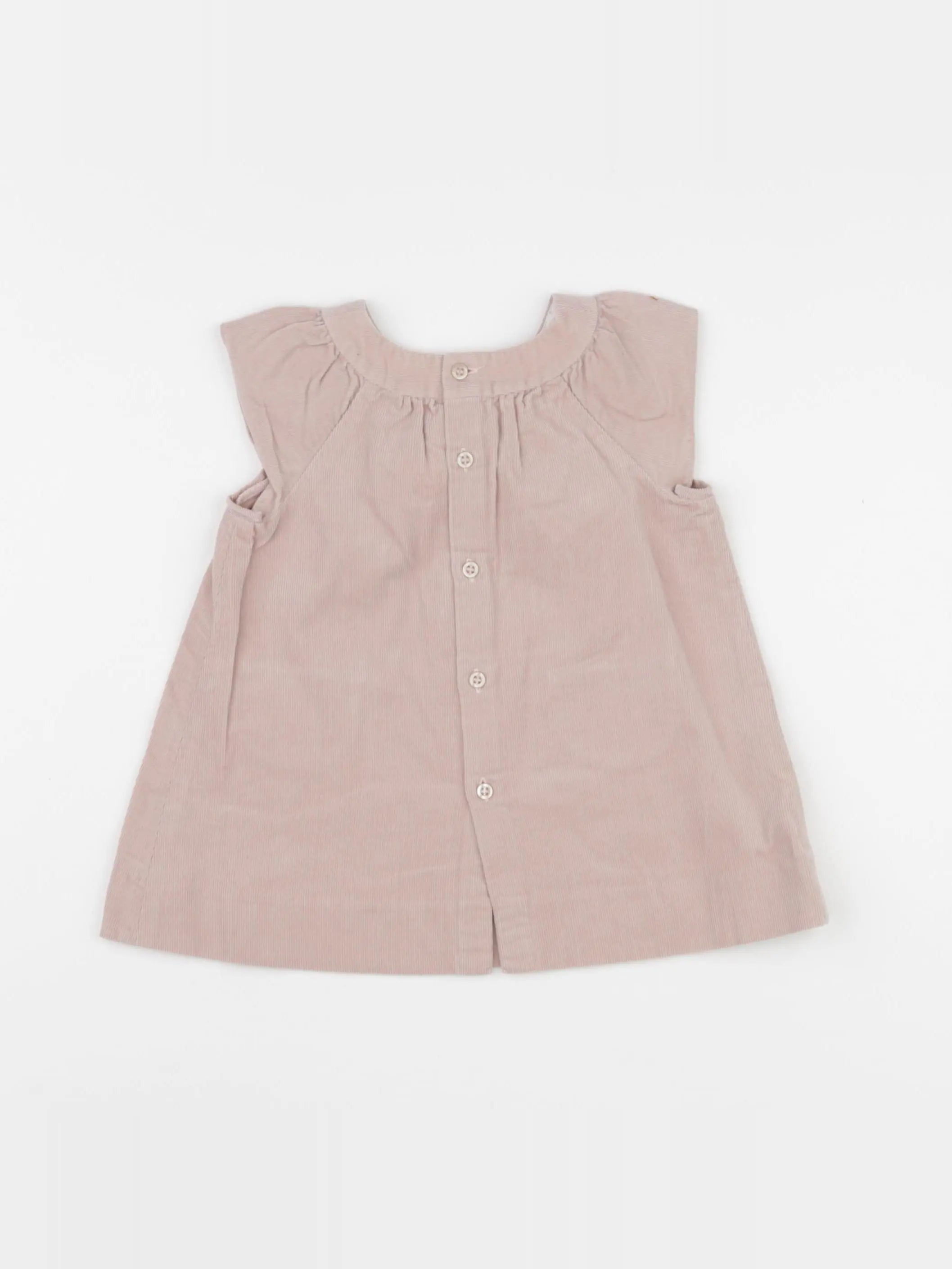 Bonpoint - robe beige - 12 mois