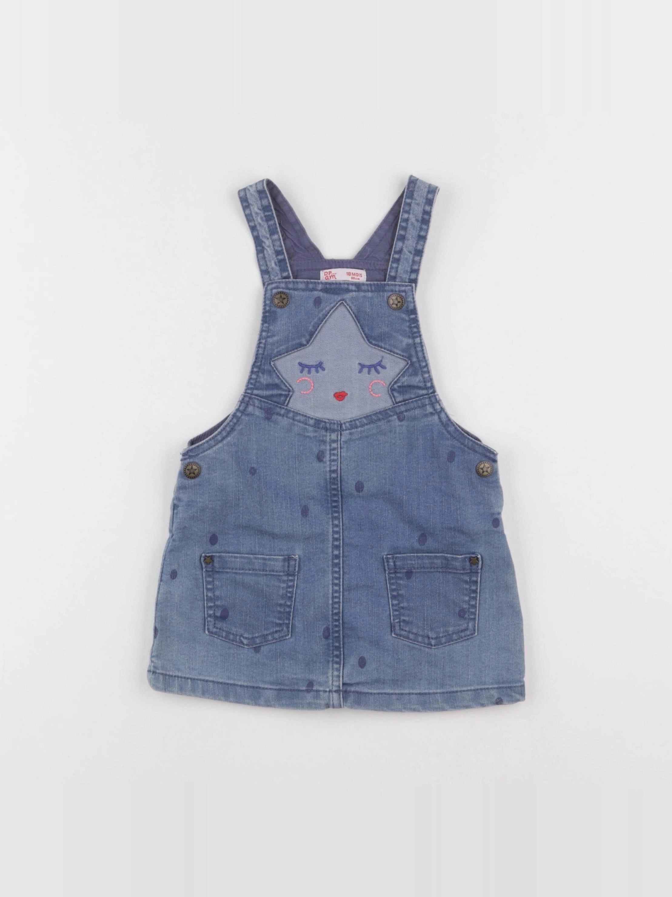 DPAM - robe bleu - 18 mois