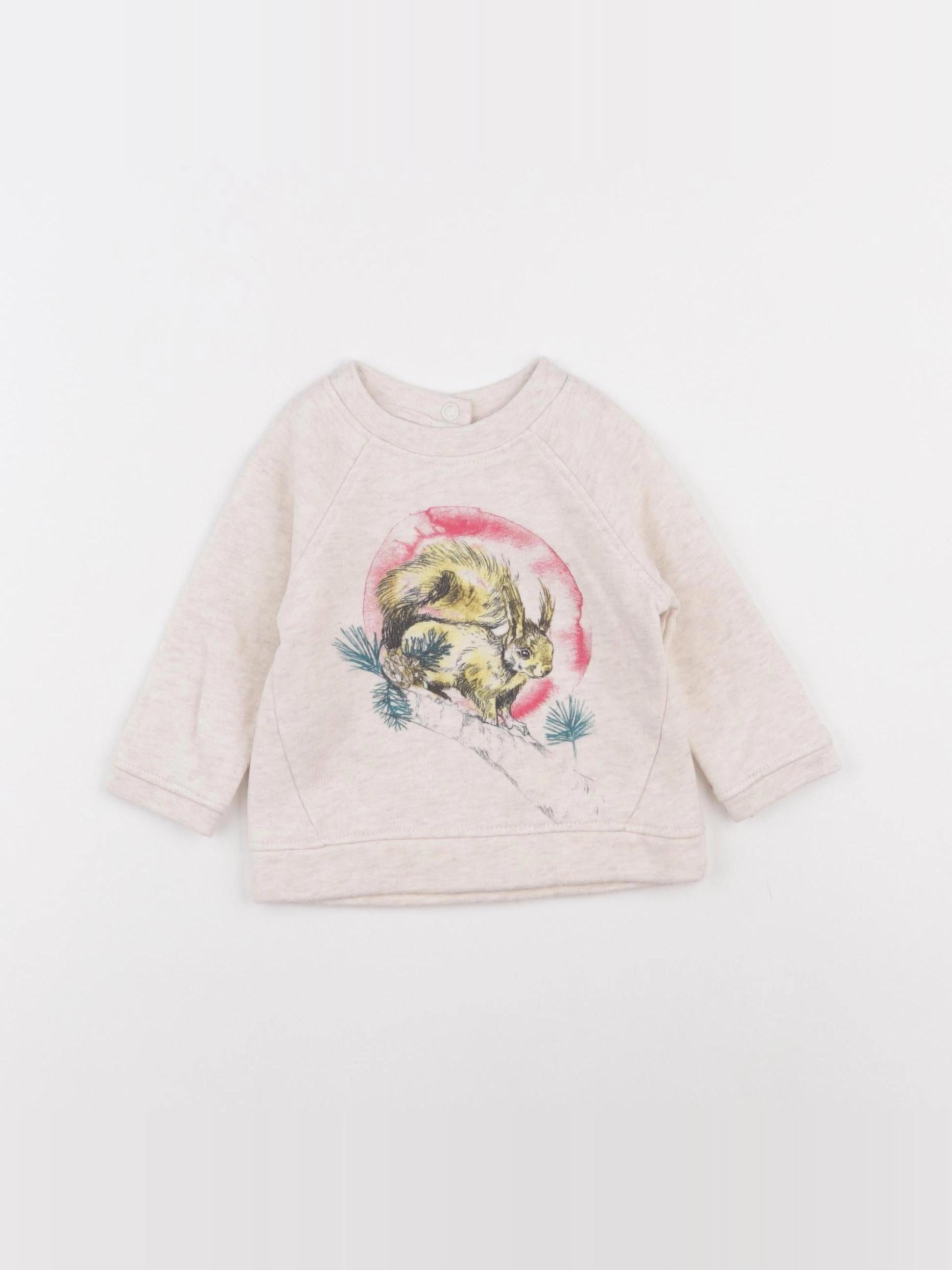 DPAM - sweat multicolore - 3 mois