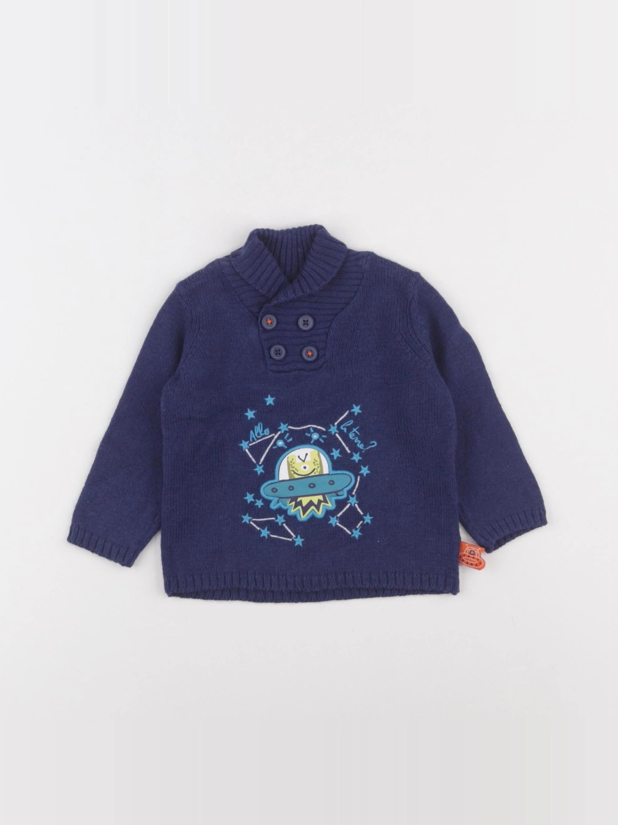 DPAM - pull bleu - 3 mois