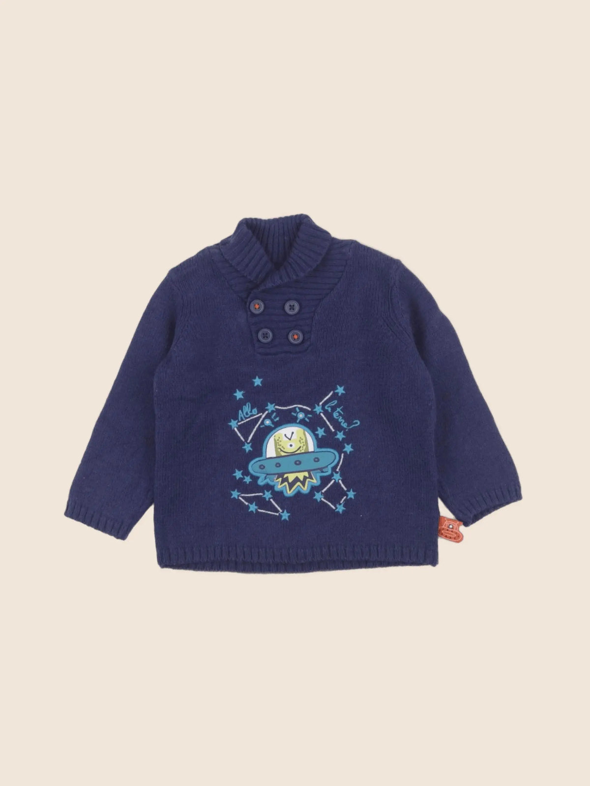 DPAM - pull bleu - 3 mois