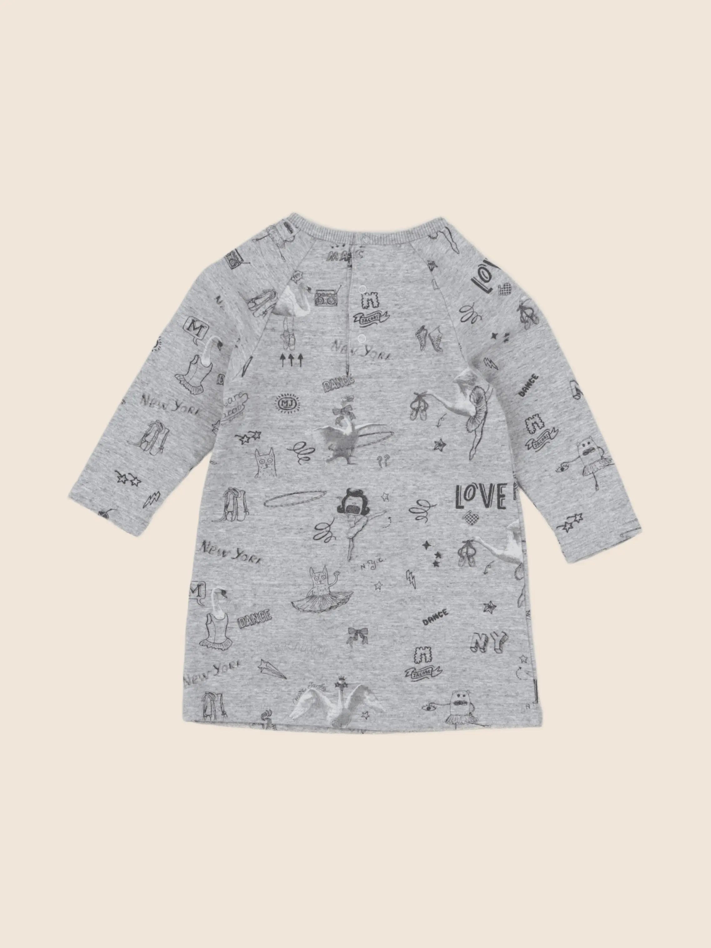 Little marc jacobs - robe gris - 12 mois