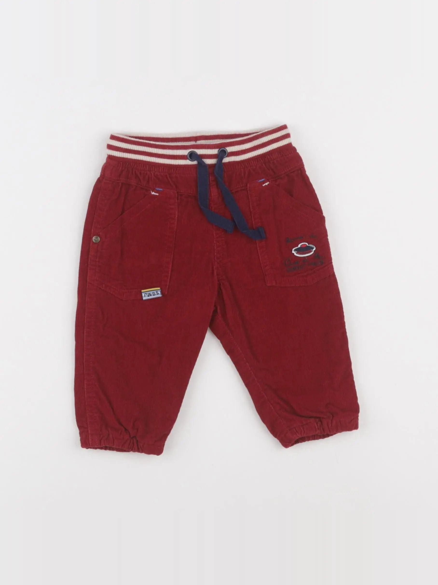 Sergent Major - pantalon rouge - 6 mois