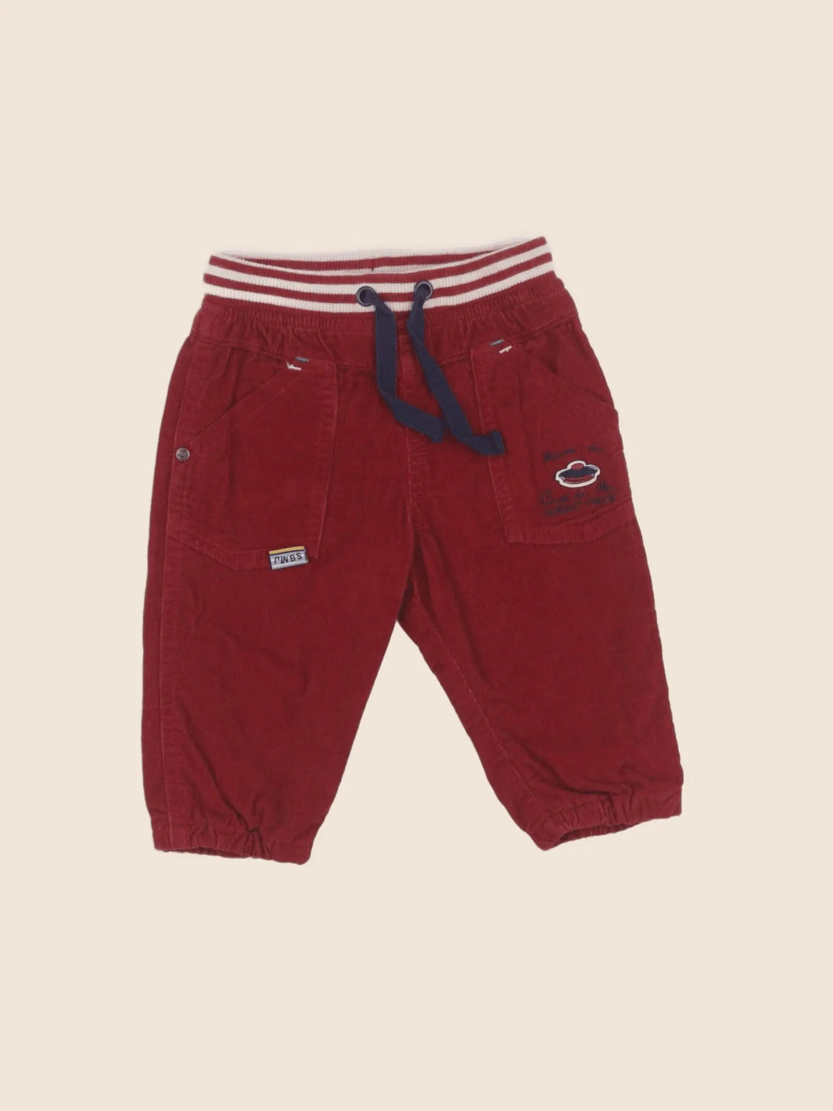 Sergent Major - pantalon rouge - 6 mois