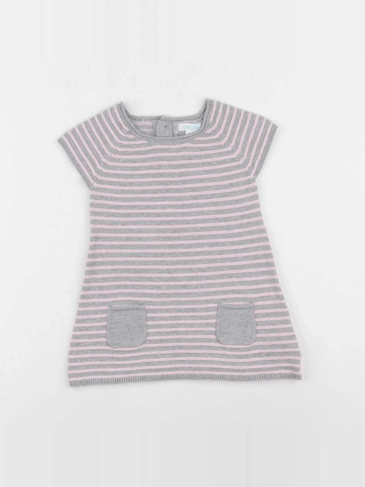 Obaïbi - robe gris - 6 mois
