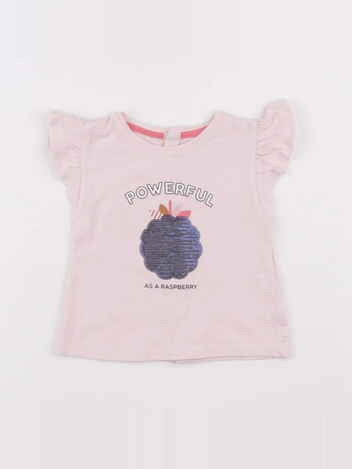 Obaïbi - tee-shirt rose - 6 mois