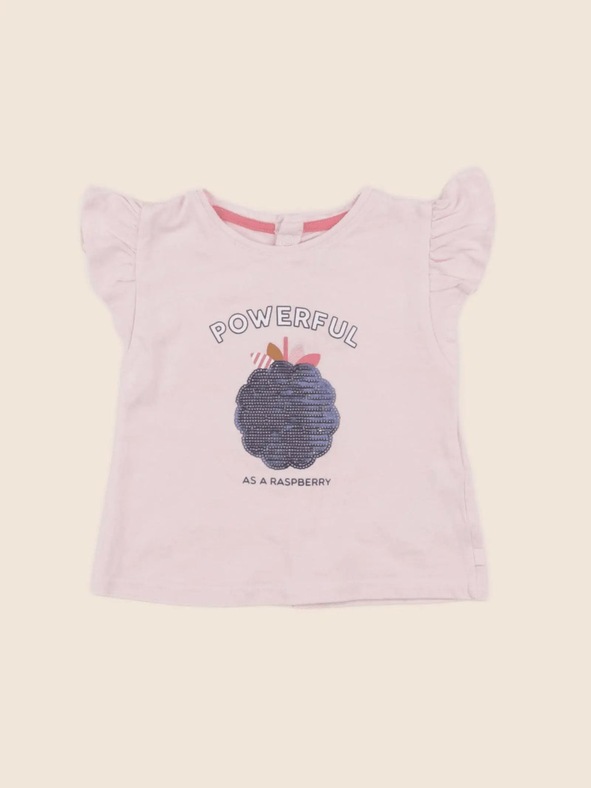 Obaïbi - tee-shirt rose - 6 mois