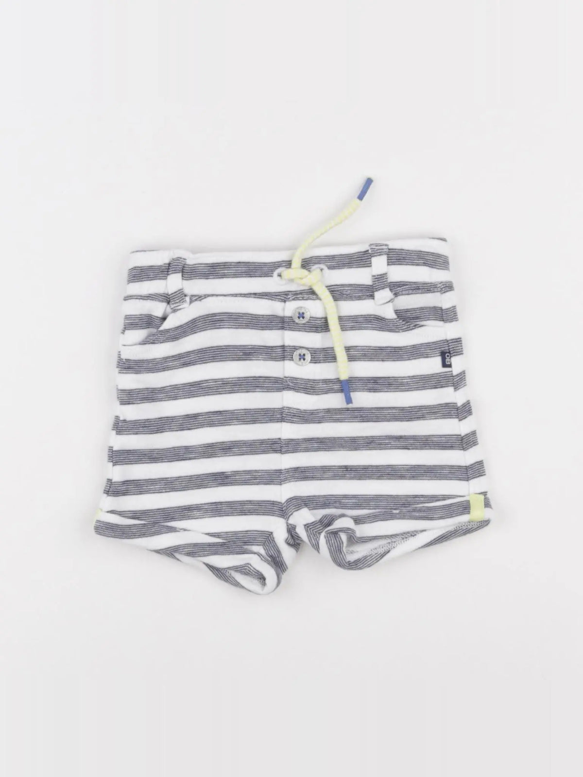 Obaïbi - short bleu - 6 mois