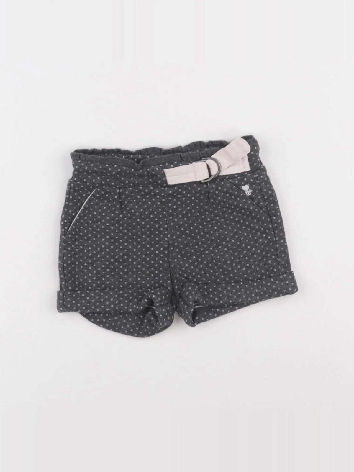 Obaïbi - short gris - 3 mois