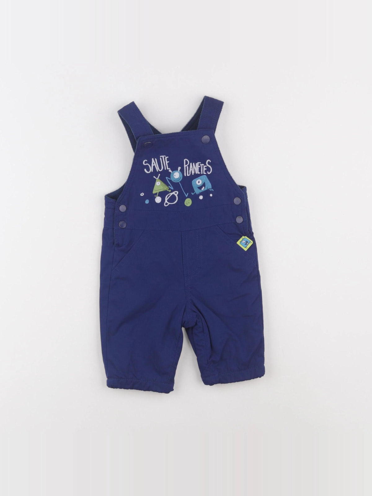 DPAM - salopette doublé multicolore - 3 mois