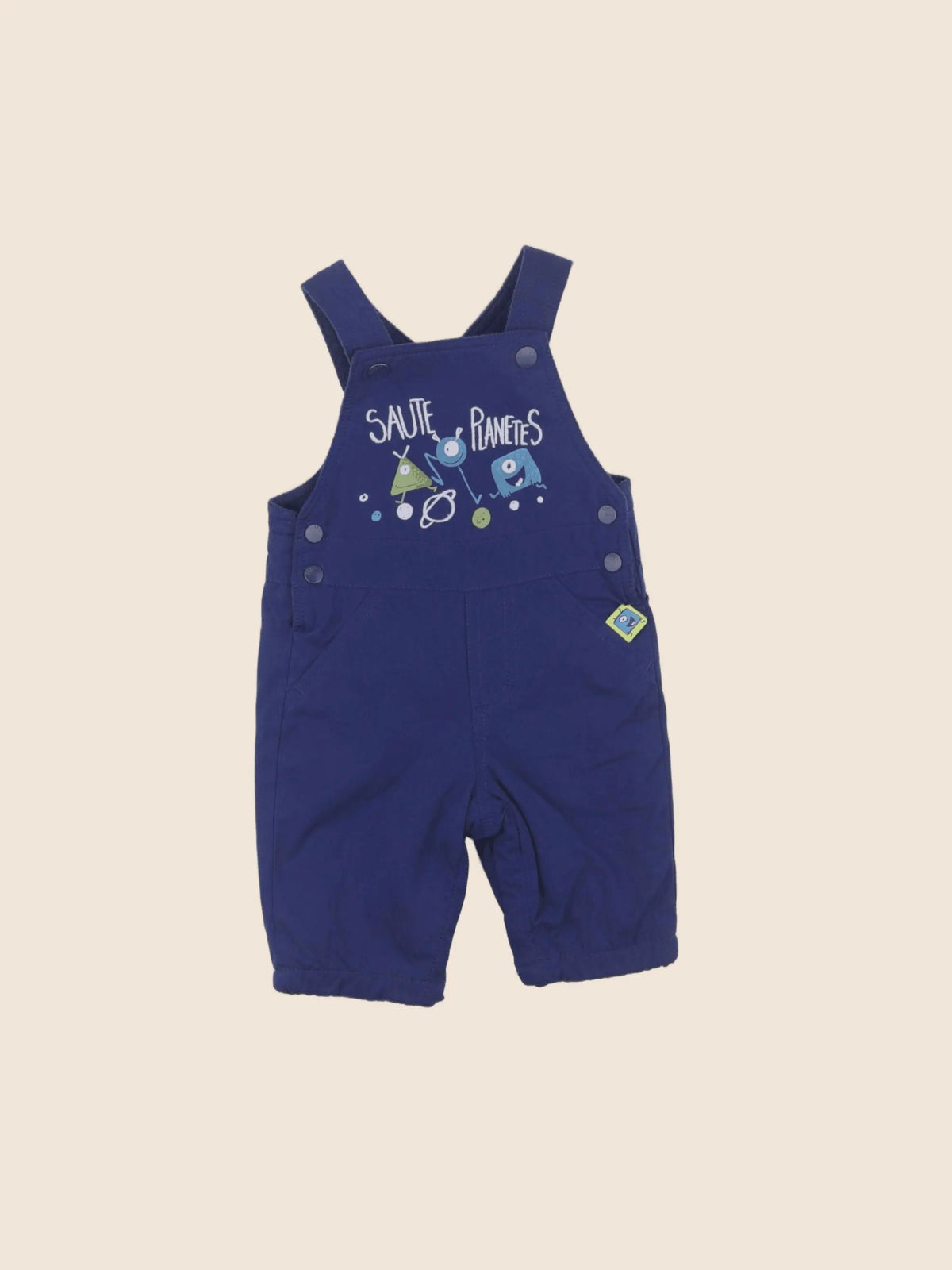 DPAM - salopette doublé multicolore - 3 mois