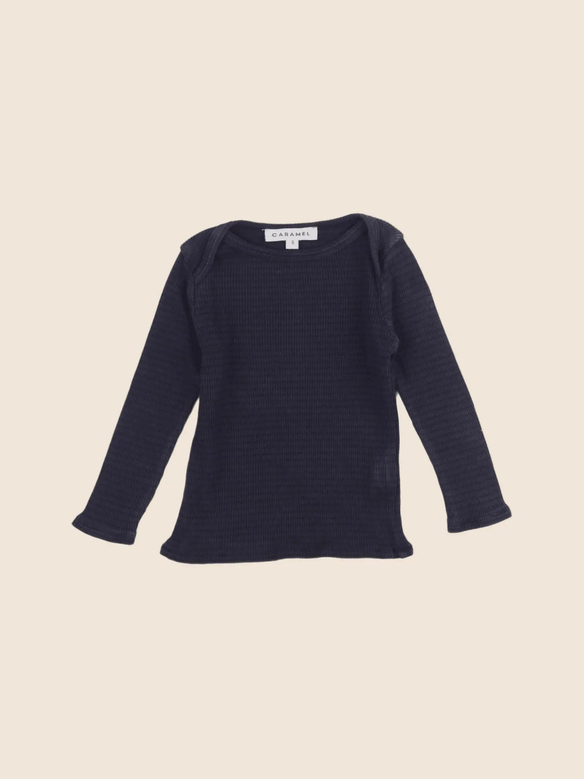 Caramel - tee-shirt bleu, marron - 6 mois