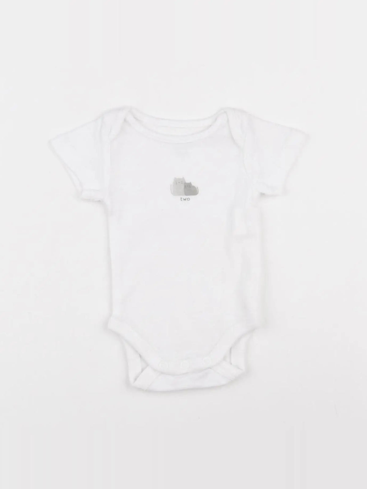 Obaïbi - body blanc - 0 mois