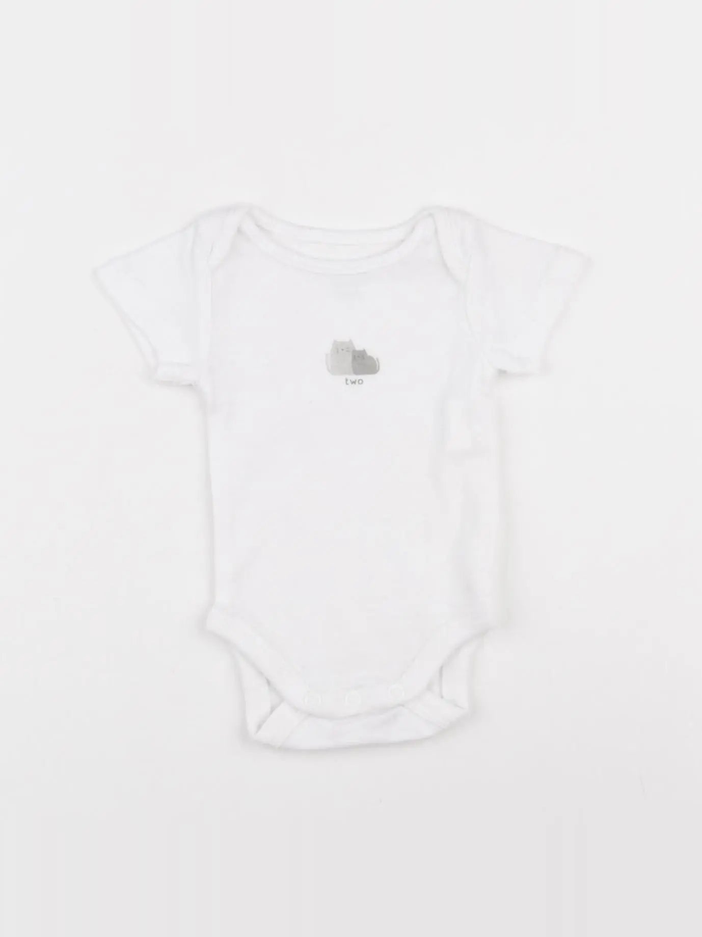 Obaïbi - body blanc - 0 mois