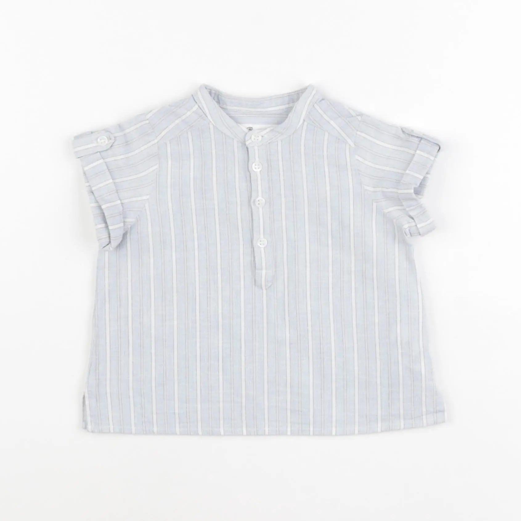 Bonpoint - chemise bleu - 12 mois