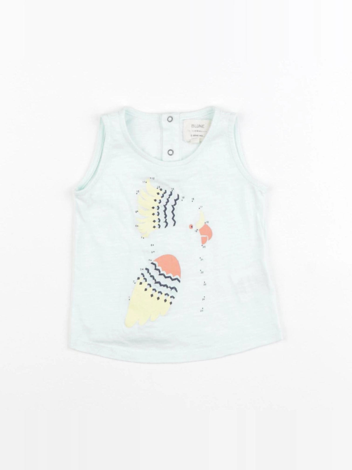 Blune - débardeur bleu - 12 mois