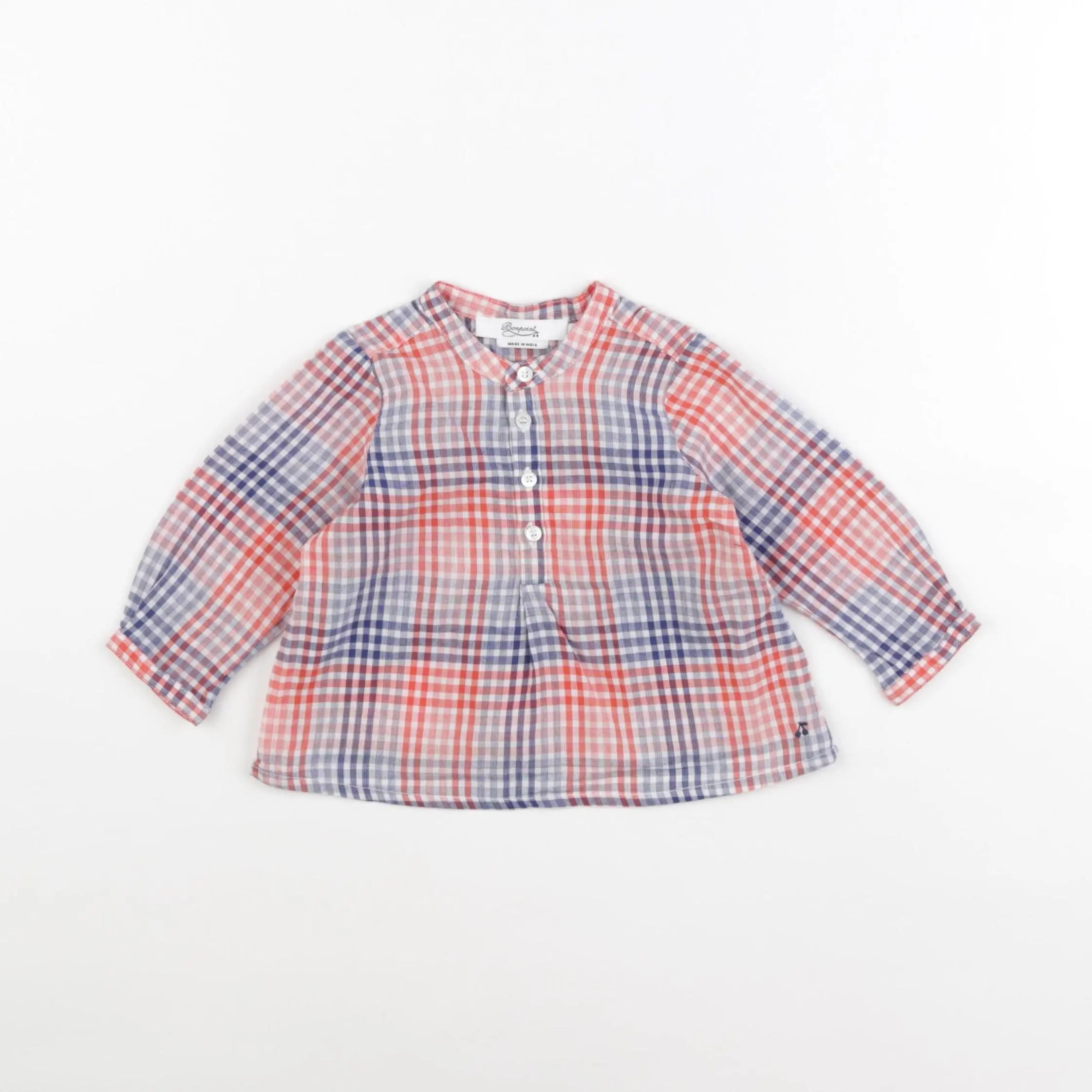 Bonpoint - chemise multicolore - 6 mois