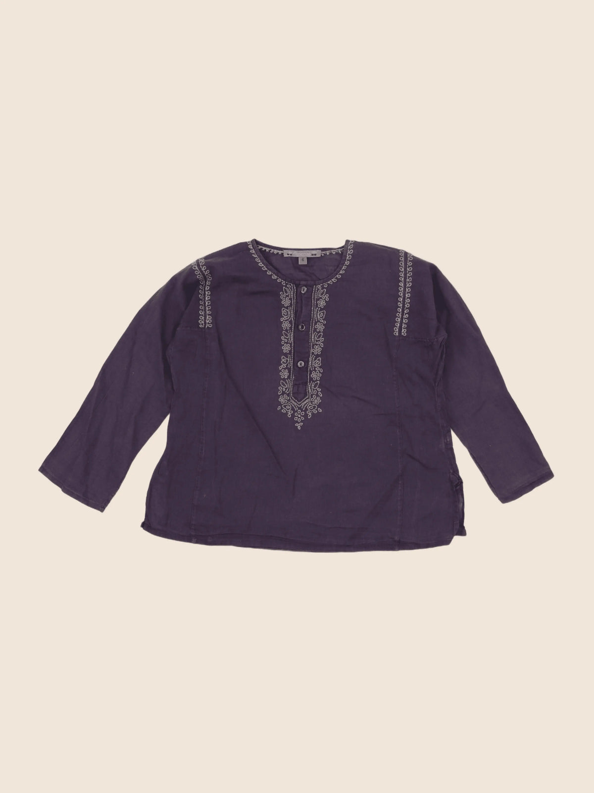 Bonpoint - blouse violet - 6 ans