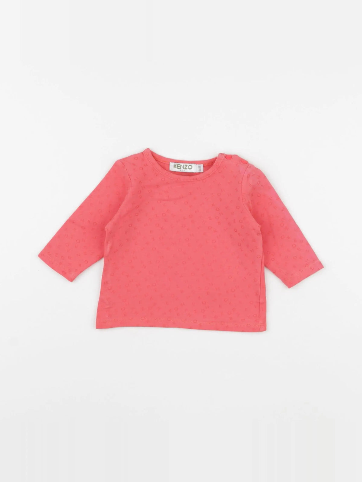 Kenzo - tee-shirt rose - 6 mois