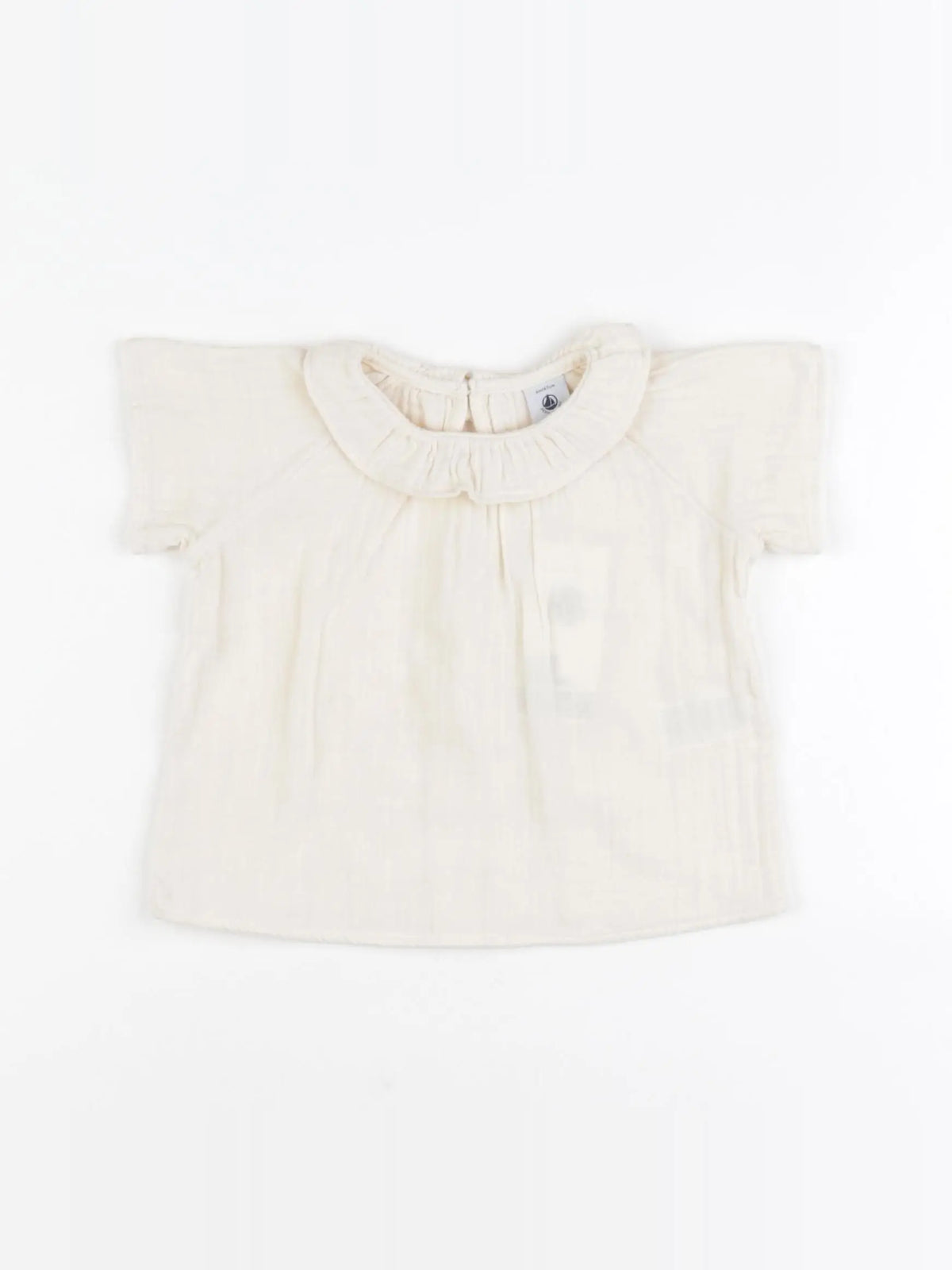 Petit Bateau - blouse beige - 6 mois