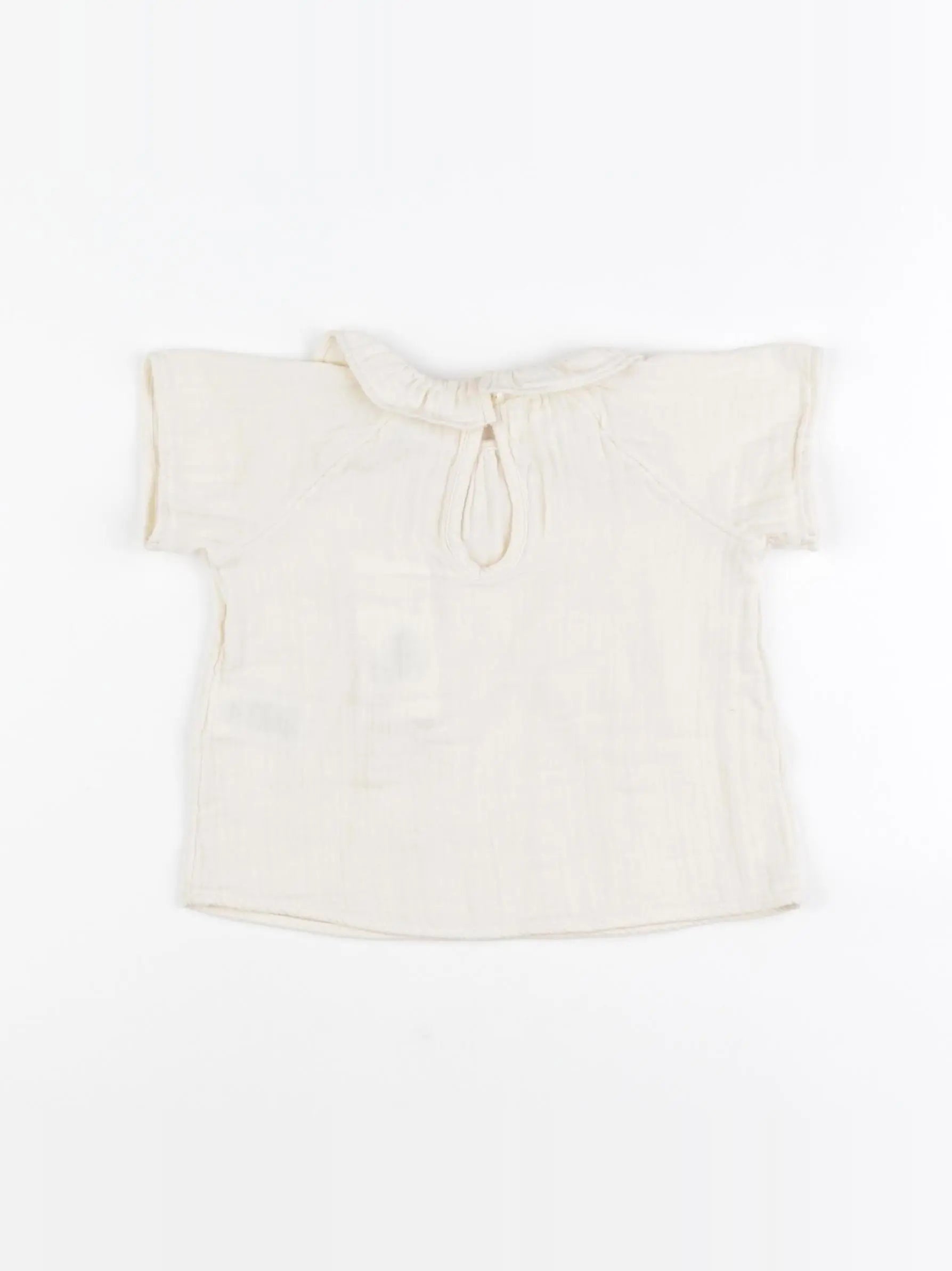Petit Bateau - blouse beige - 6 mois