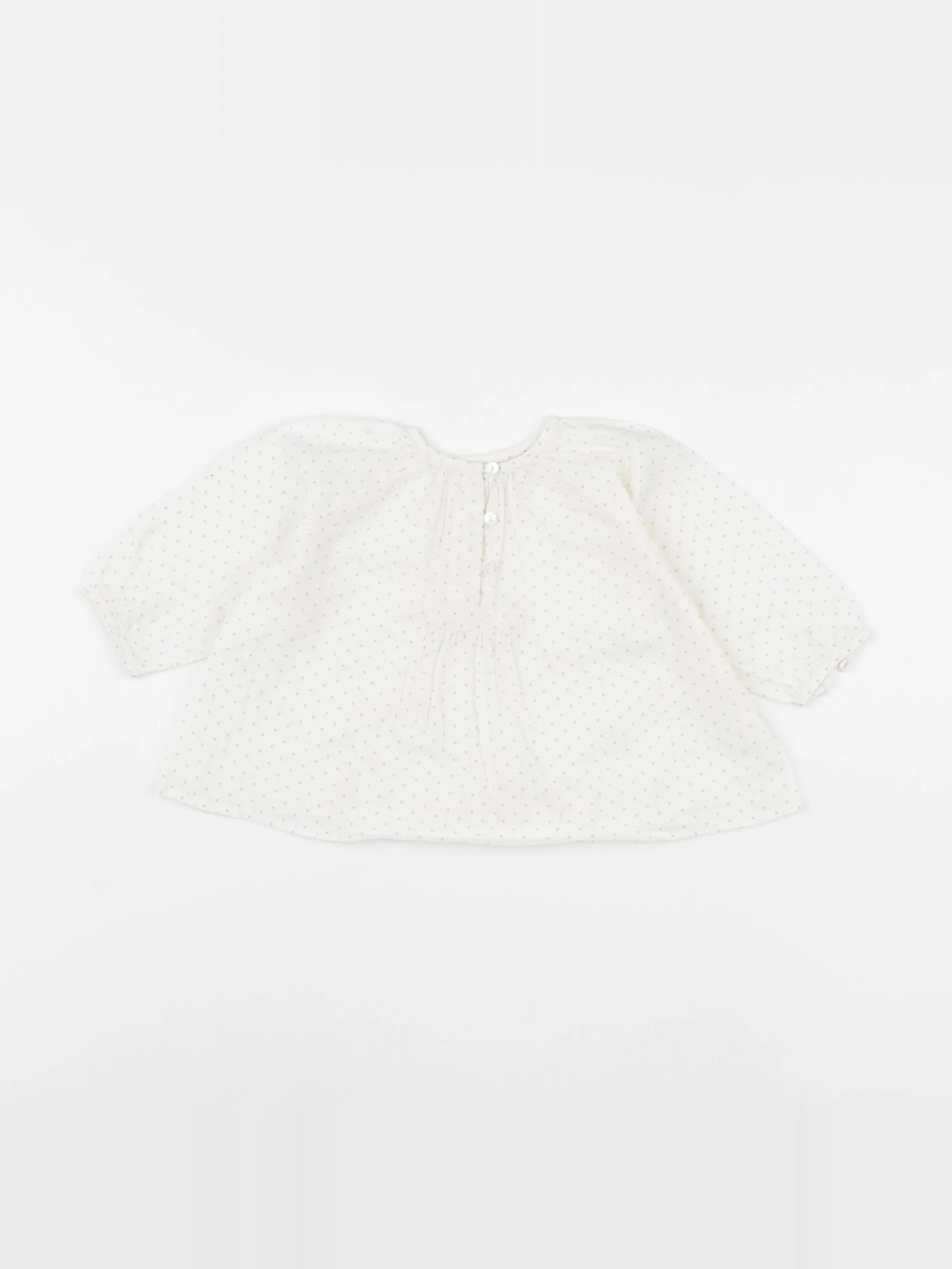 Bonpoint - blouse blanc - 6 mois