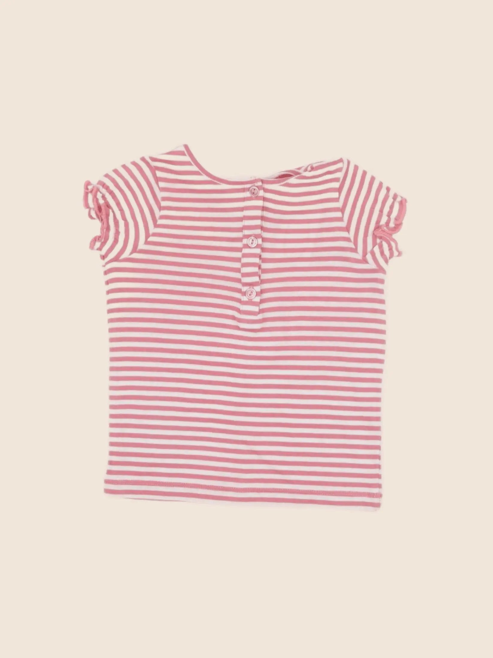 Bonpoint - tee-shirt rose - 6 mois