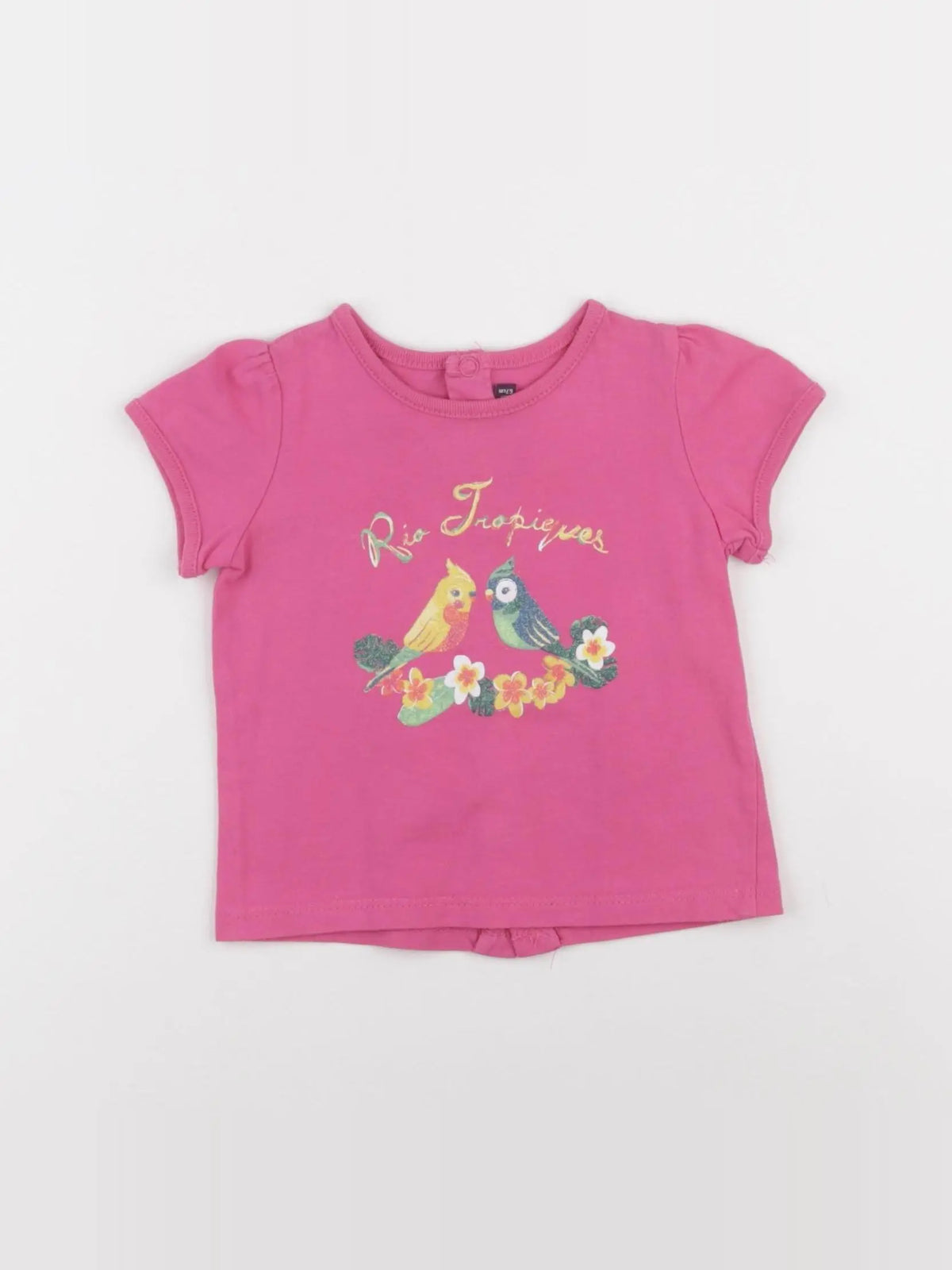 Sergent Major - tee-shirt rose - 6 mois