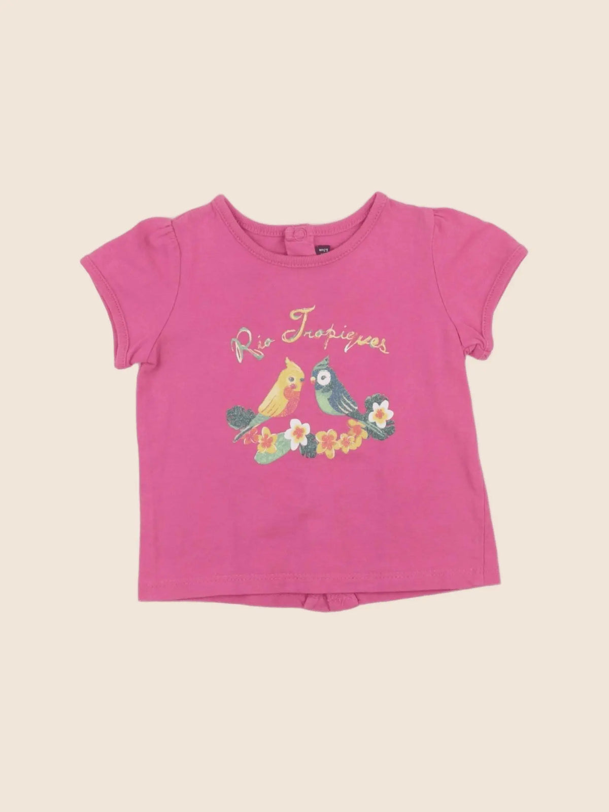Sergent Major - tee-shirt rose - 6 mois