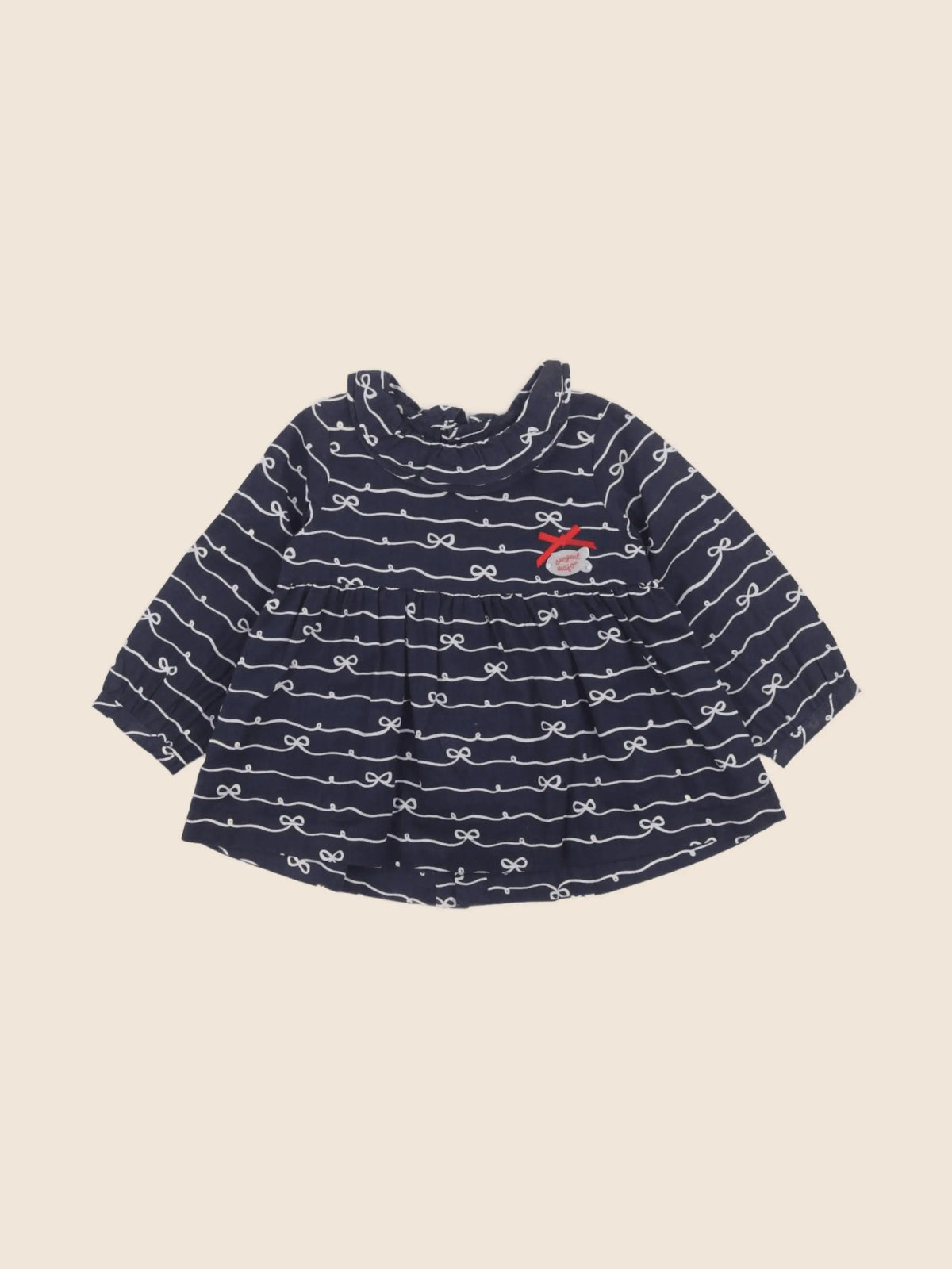 Sergent Major - blouse bleu - 6 mois