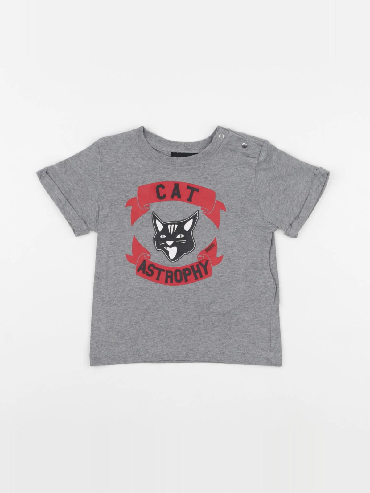 Diesel - tee-shirt gris - 6 mois