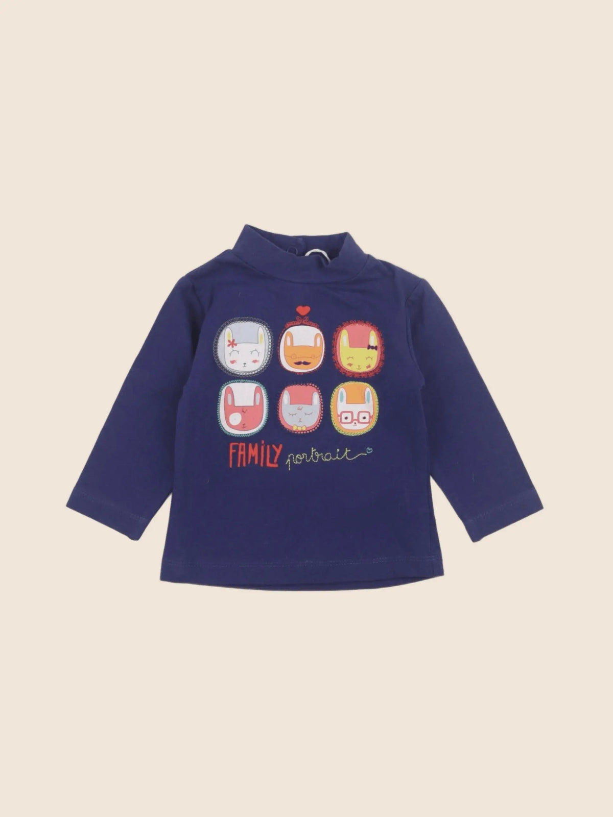 DPAM - sous-pull multicolore - 3 mois