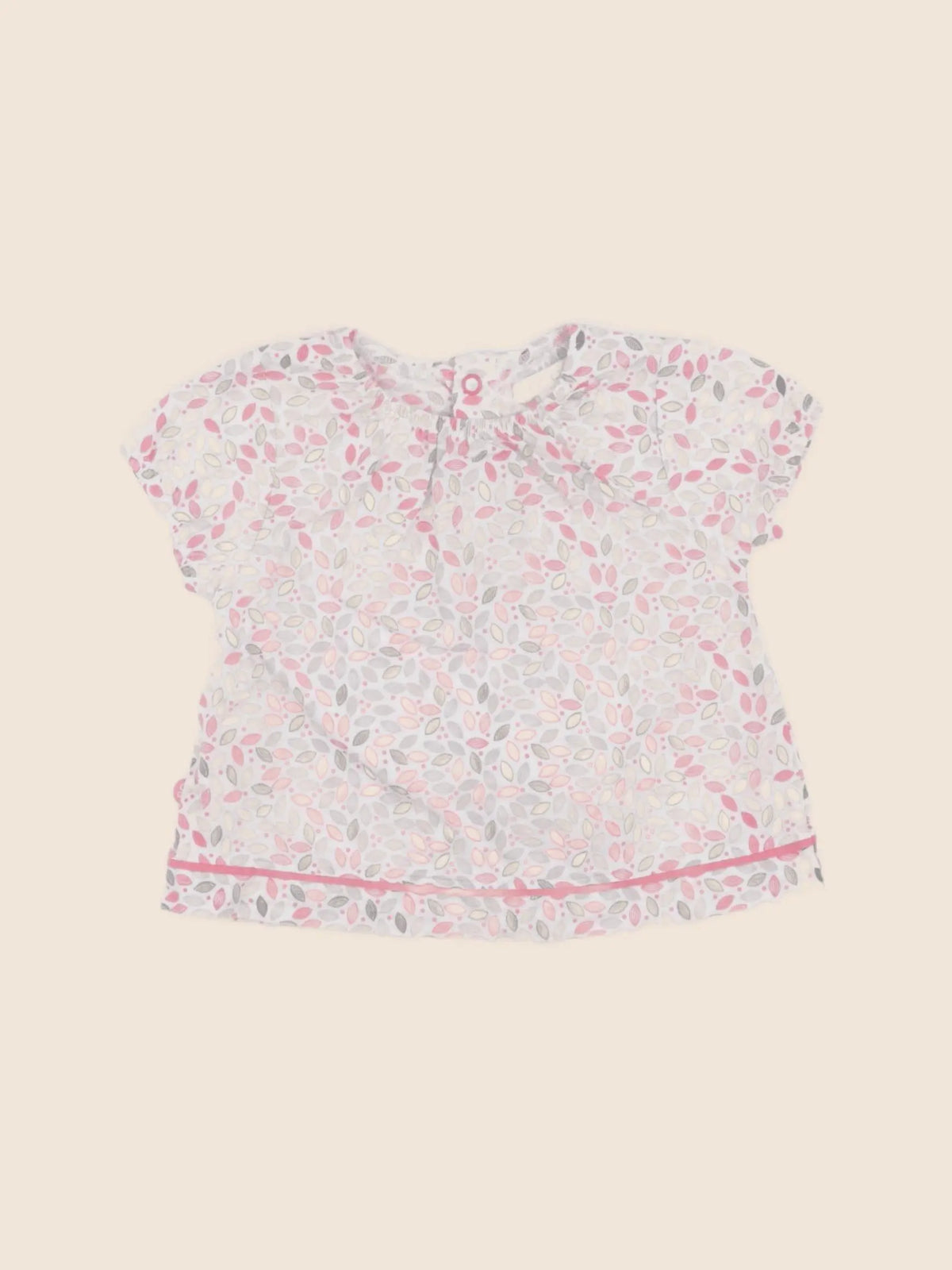 Obaïbi - blouse multicolore - 12 mois