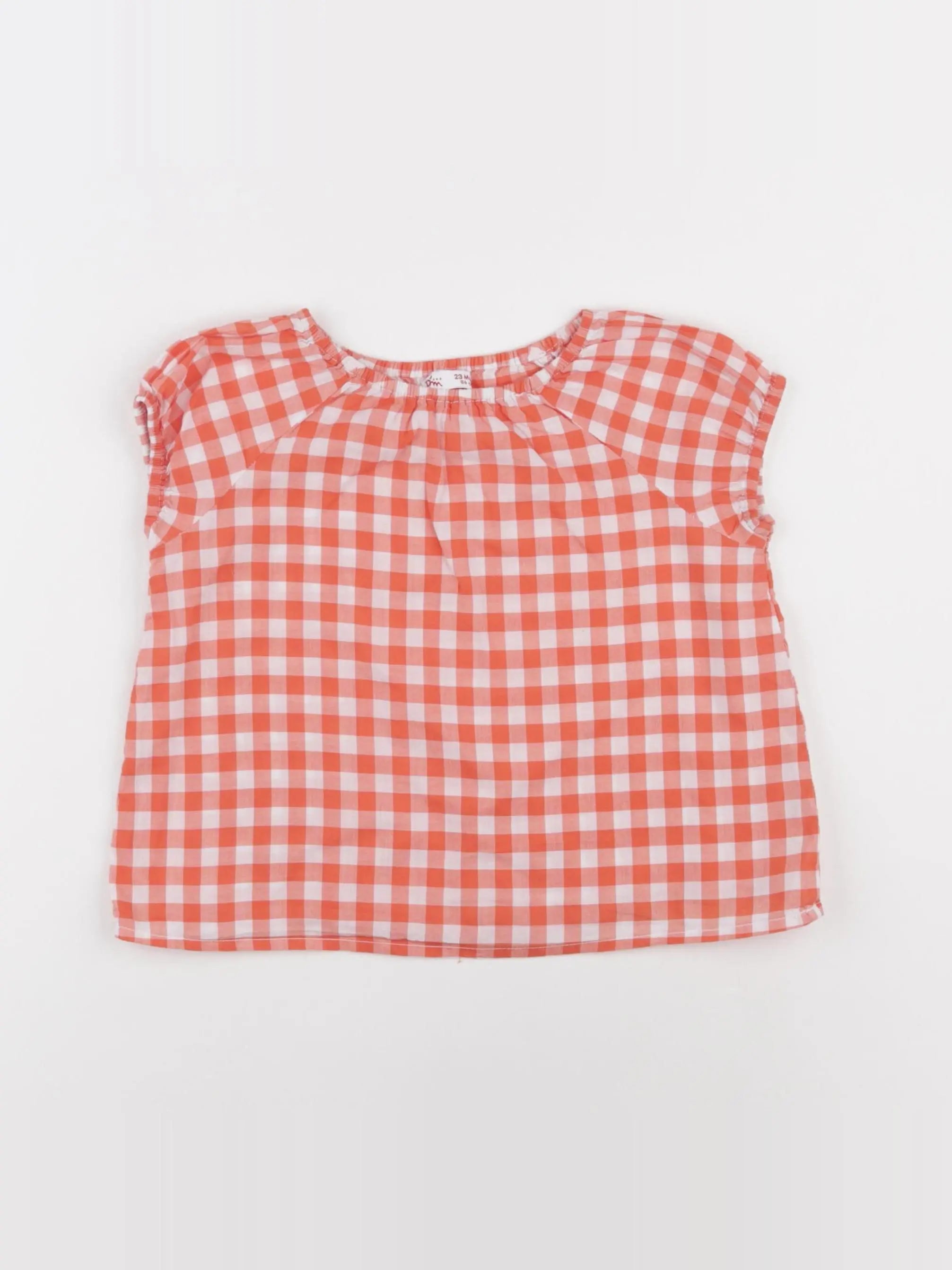 DPAM - blouse orange - 24 mois