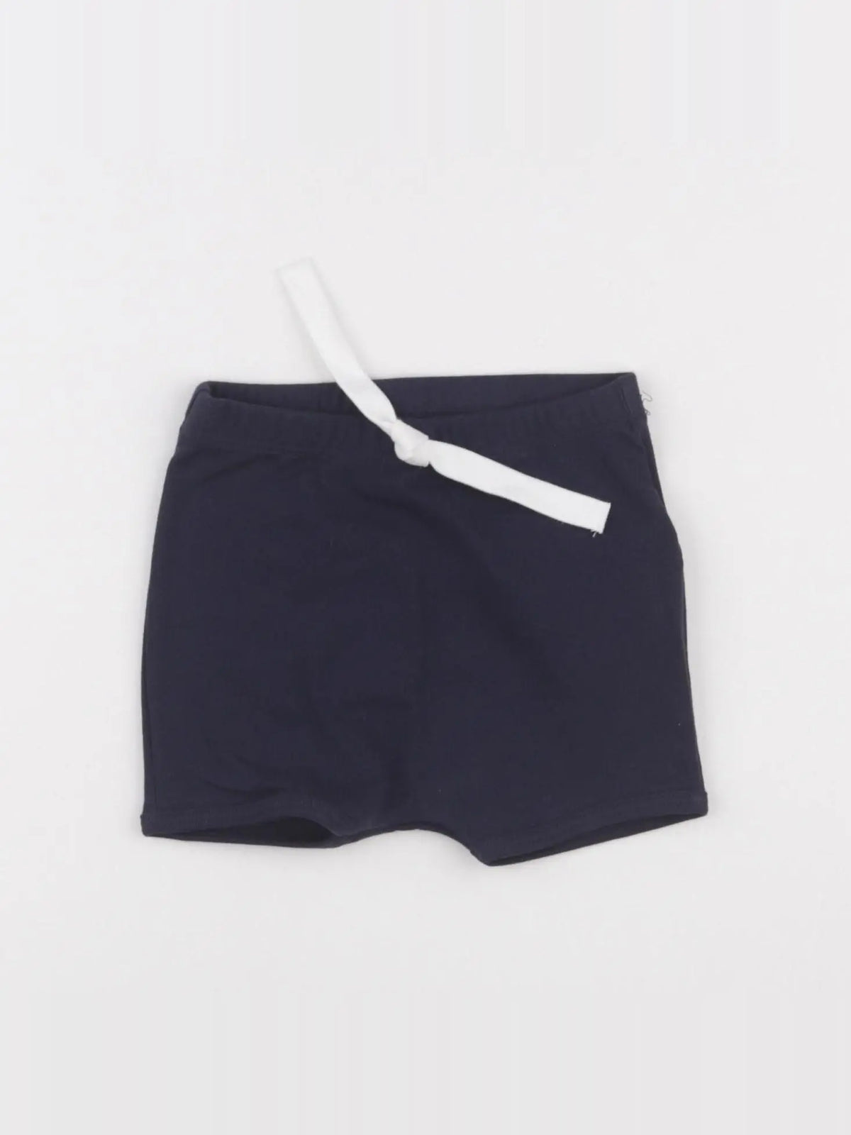 Petit Bateau - short bleu - 6 mois