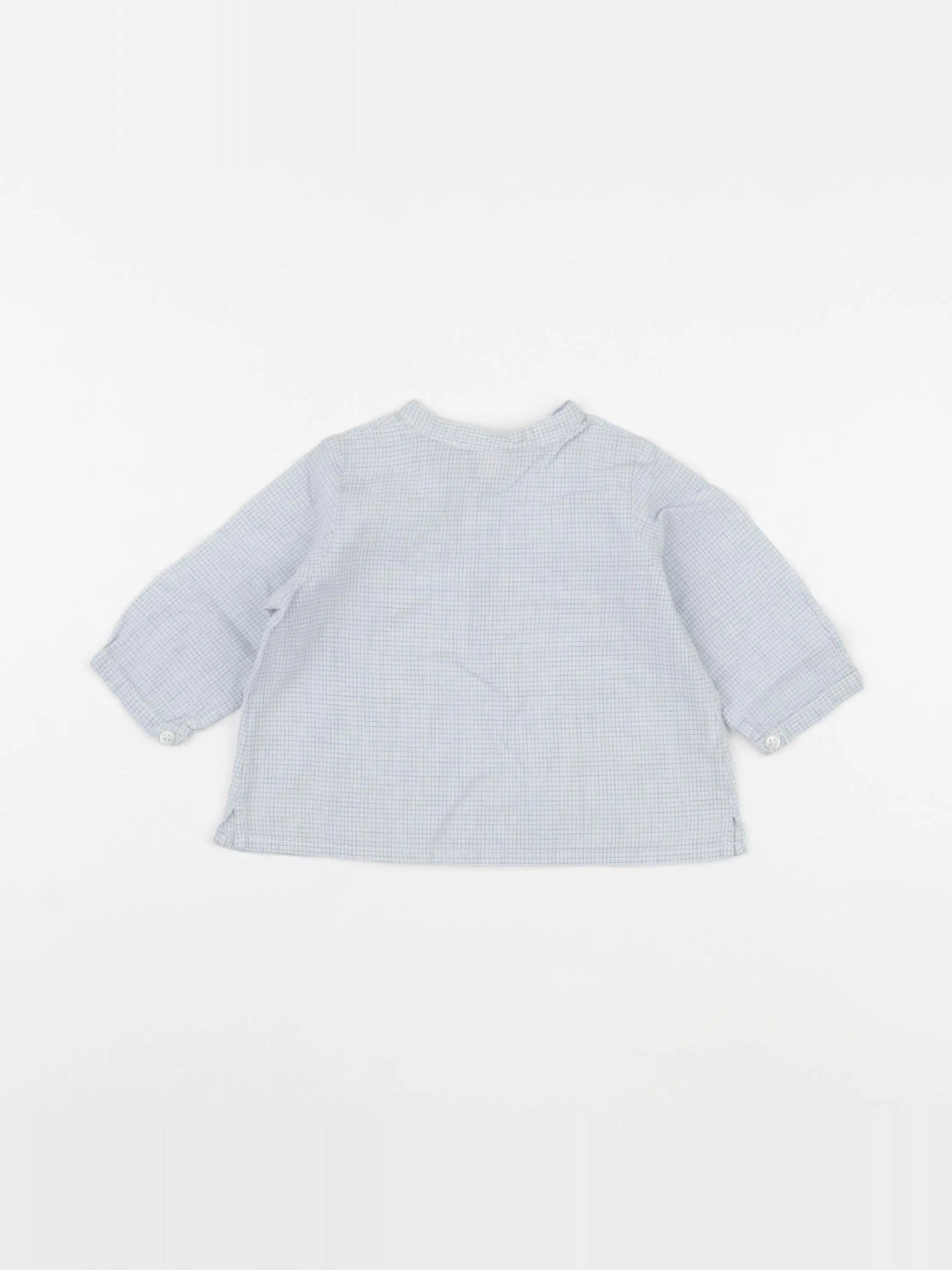 Bonpoint - blouse bleu - 3 mois