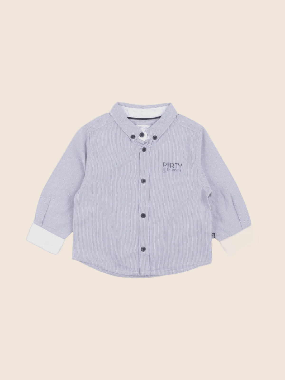 Obaïbi - chemise bleu - 12 mois