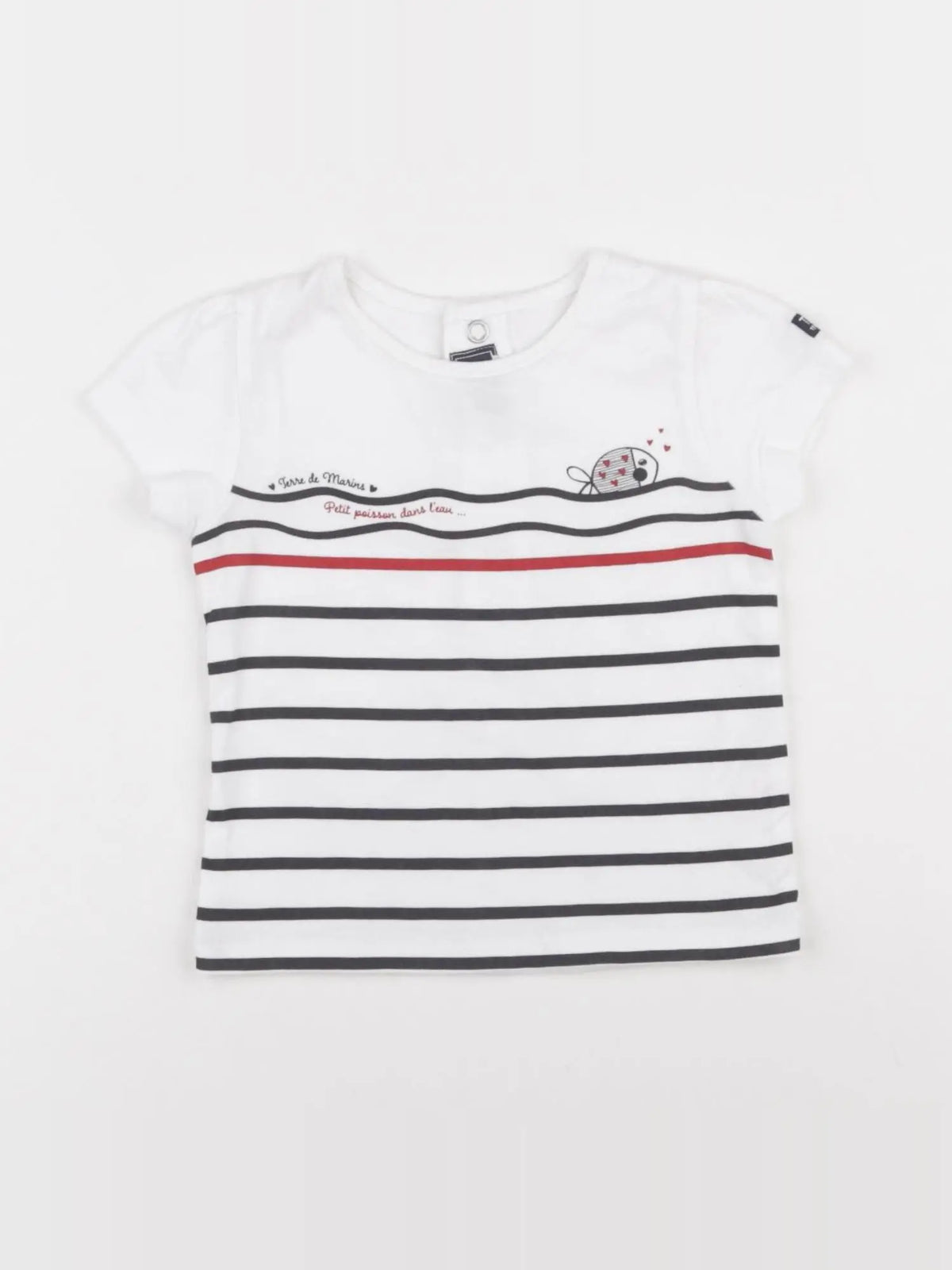Terre de marins - tee-shirt multicolore - 6 mois