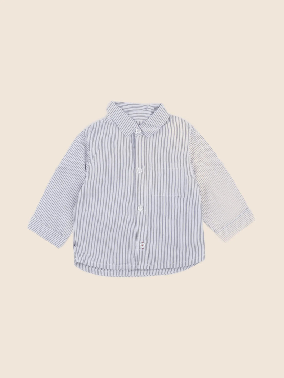 Obaïbi - chemise bleu - 6 mois