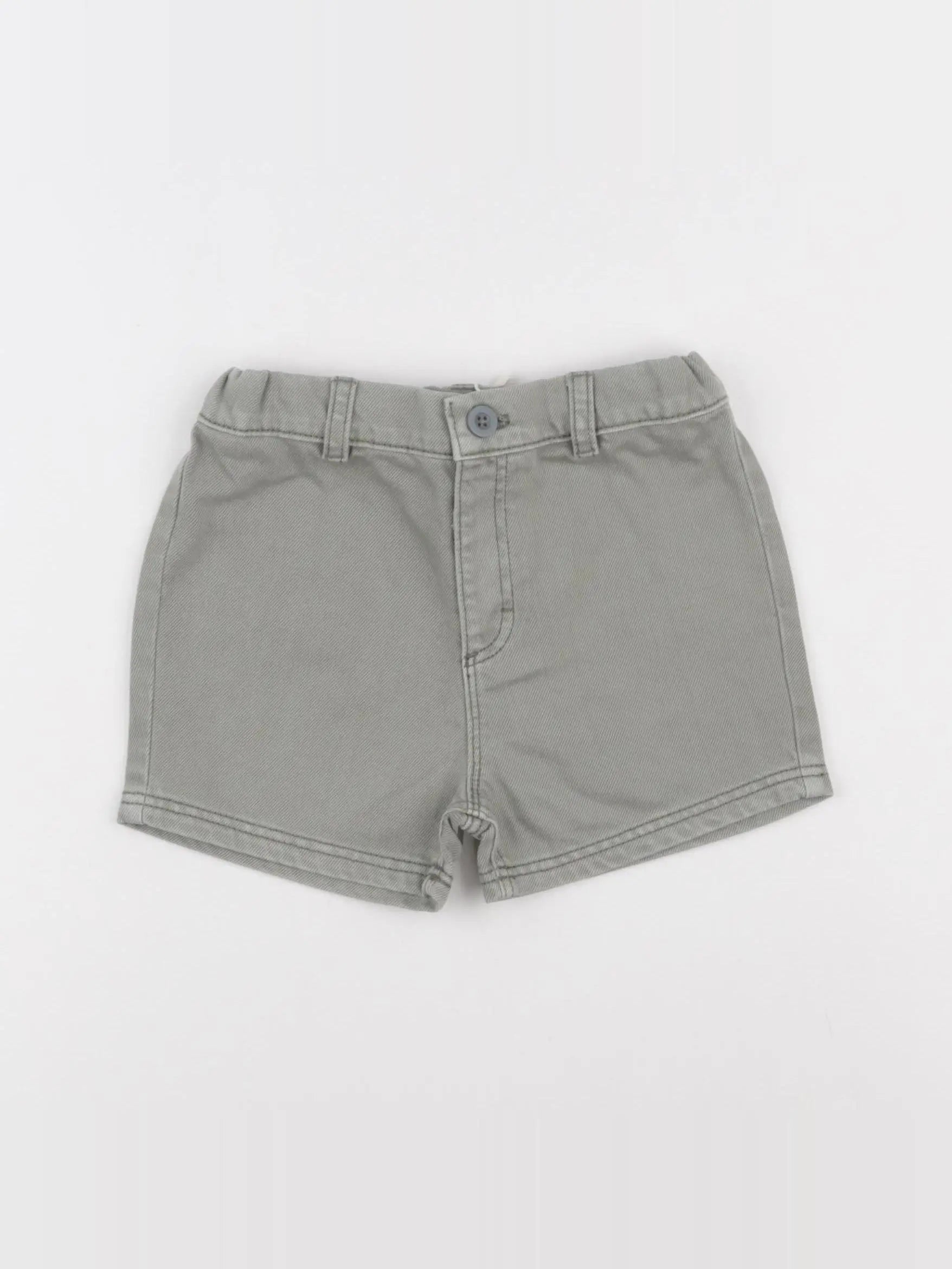 Petit Bateau - short vert - 12 mois