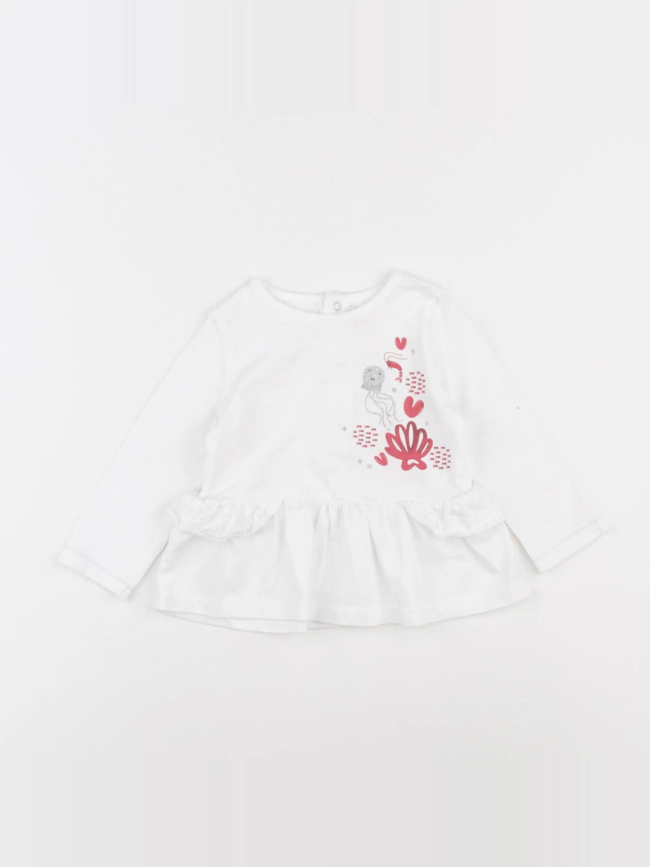 Catimini - tee-shirt multicolore - 12 mois