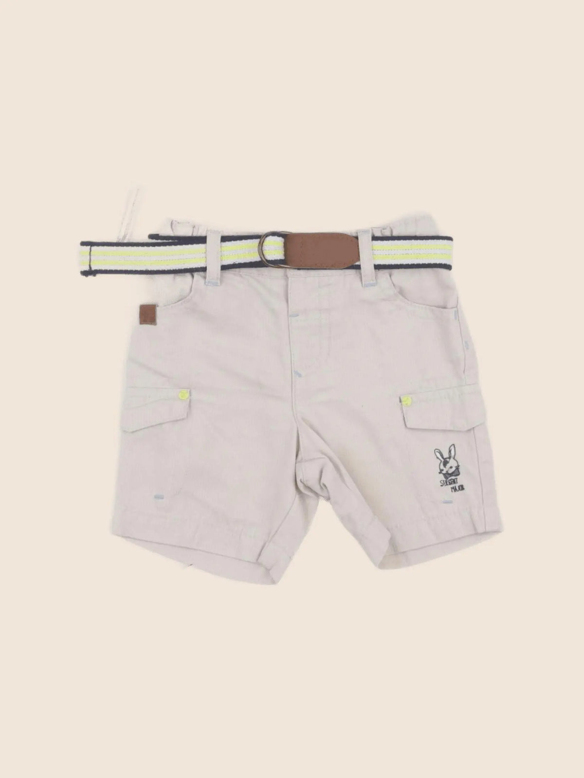 Sergent Major - short beige - 6 mois