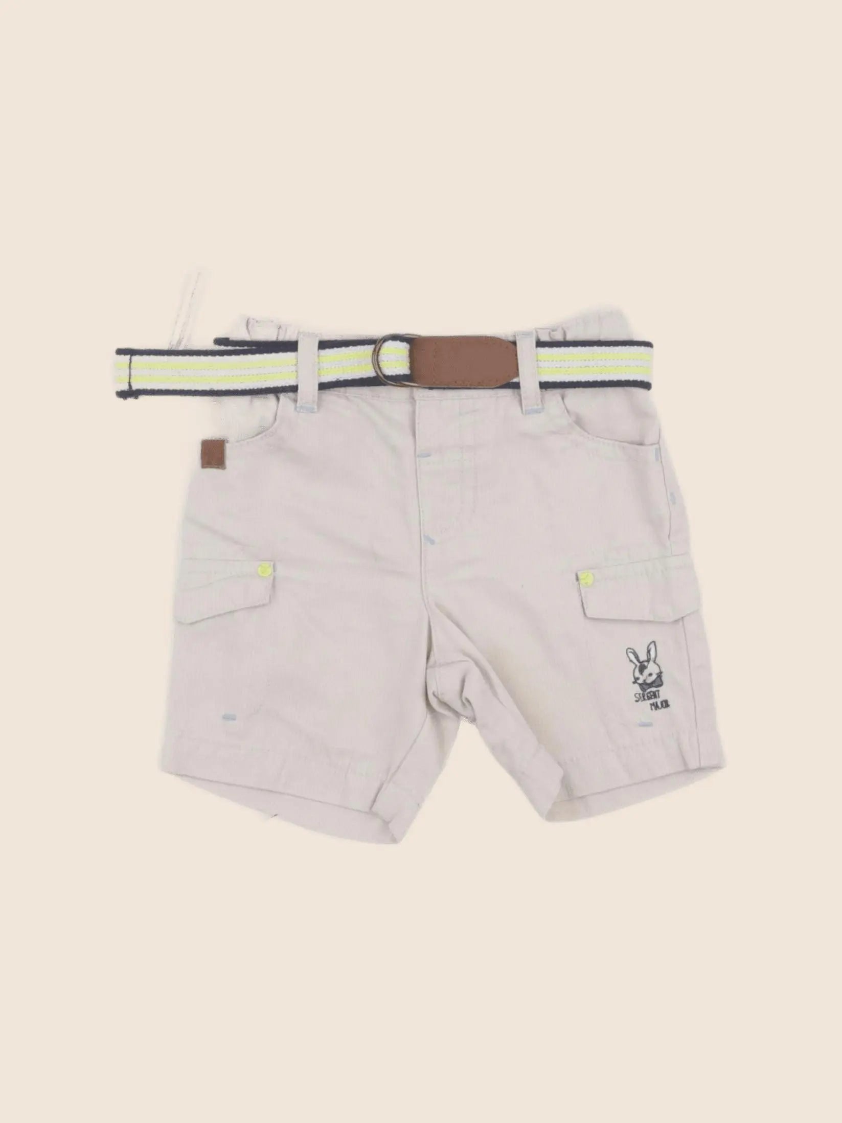 Sergent Major - short beige - 6 mois