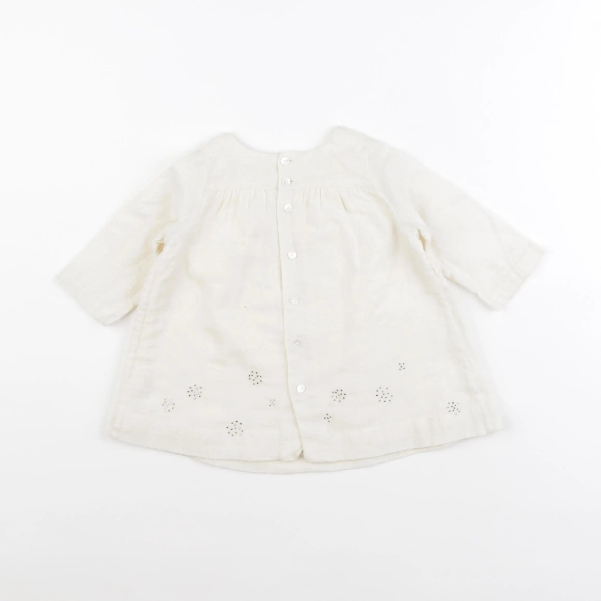 Bonpoint - robe beige - 6 mois