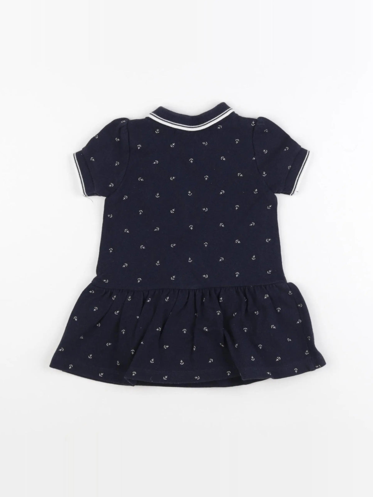 Petit Bateau - robe bleu - 6 mois