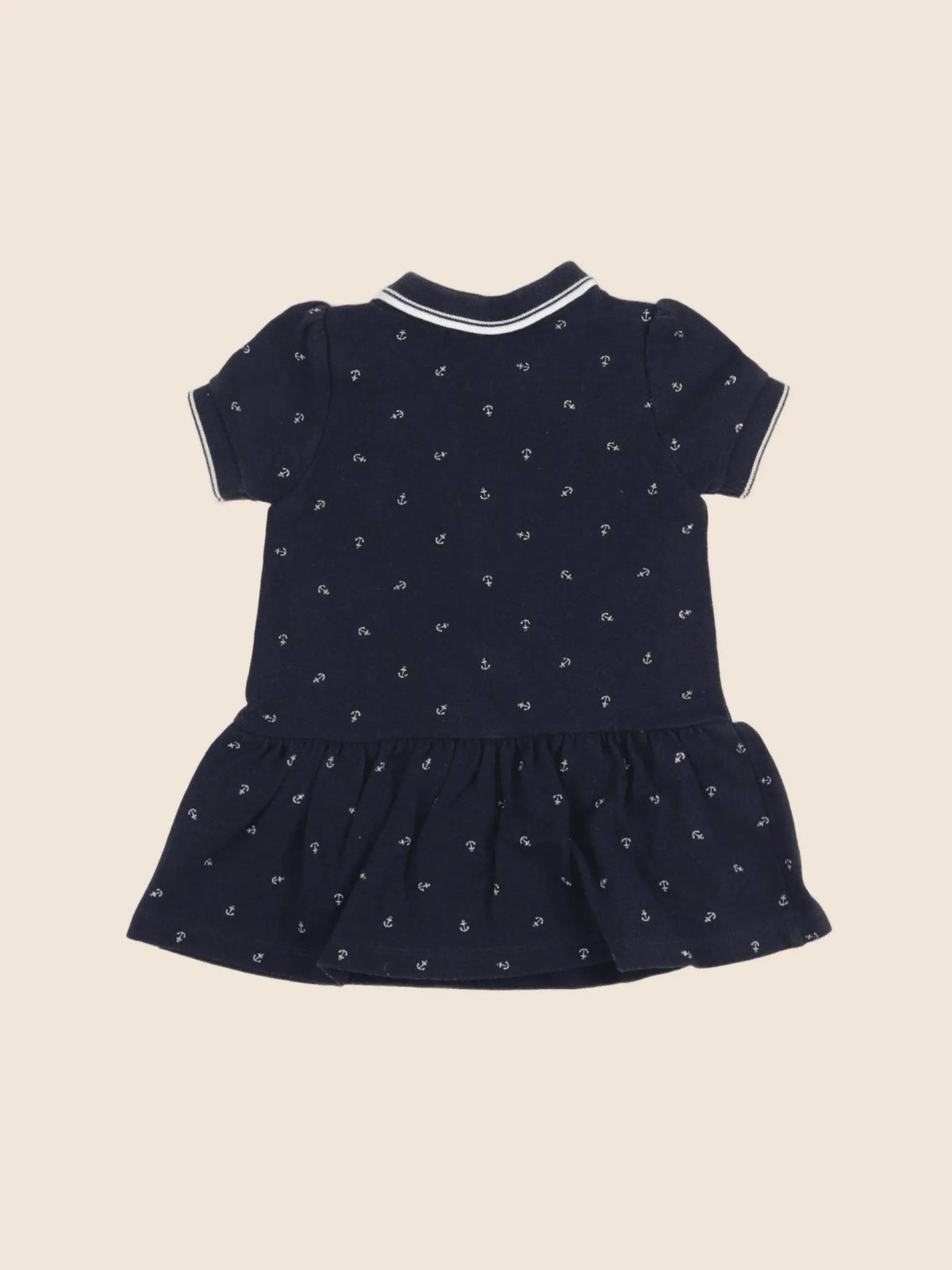 Petit Bateau - robe bleu - 6 mois